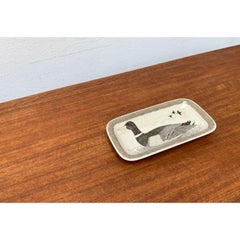 Vintage German Ceramic Bird Plate from Thomas, 1970s