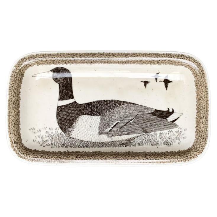 Vintage German Ceramic Bird Plate from Thomas, 1970s