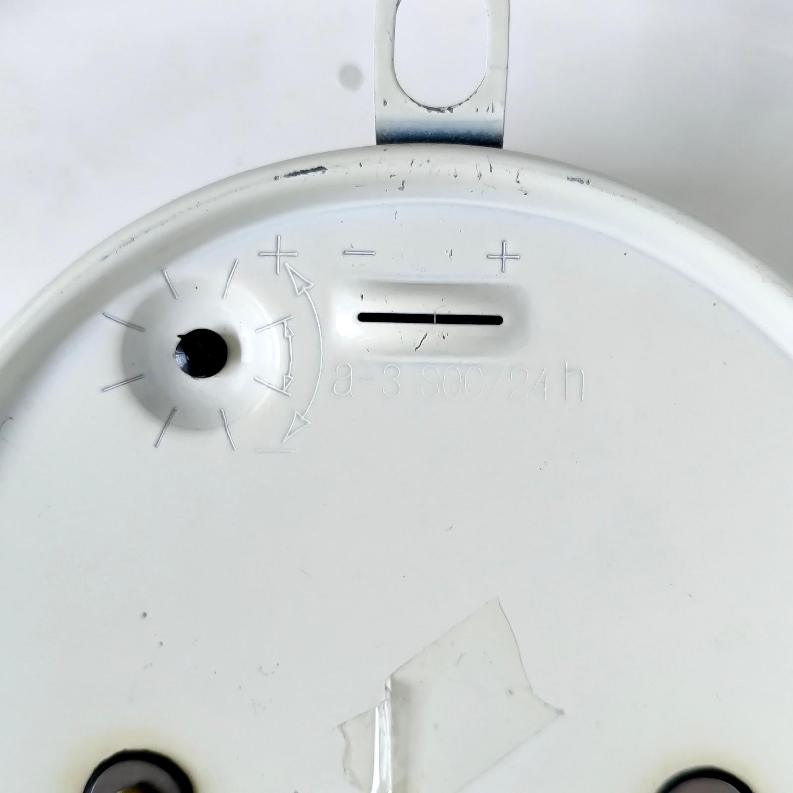 Orologio da parete tedesco d'epoca in ceramica Junghans, raro in vendita 2