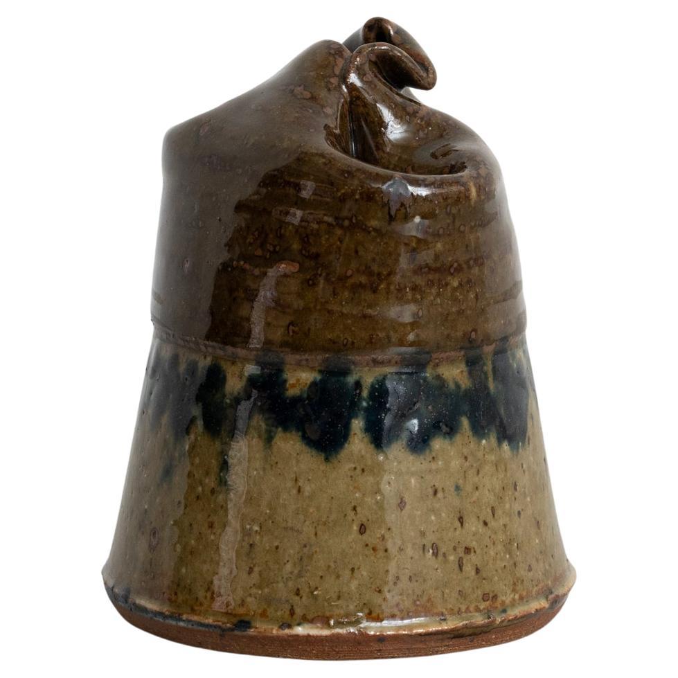 Vase allemand vintage, signé et daté de 1974