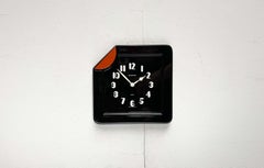 Vintage German Ceramic Wall Clock from Junghans, 1970s
