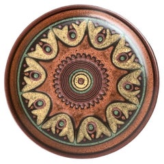 Vintage German Ceramic Wall Plate from Keramik Manufaktur Kupfermühle, 1970s