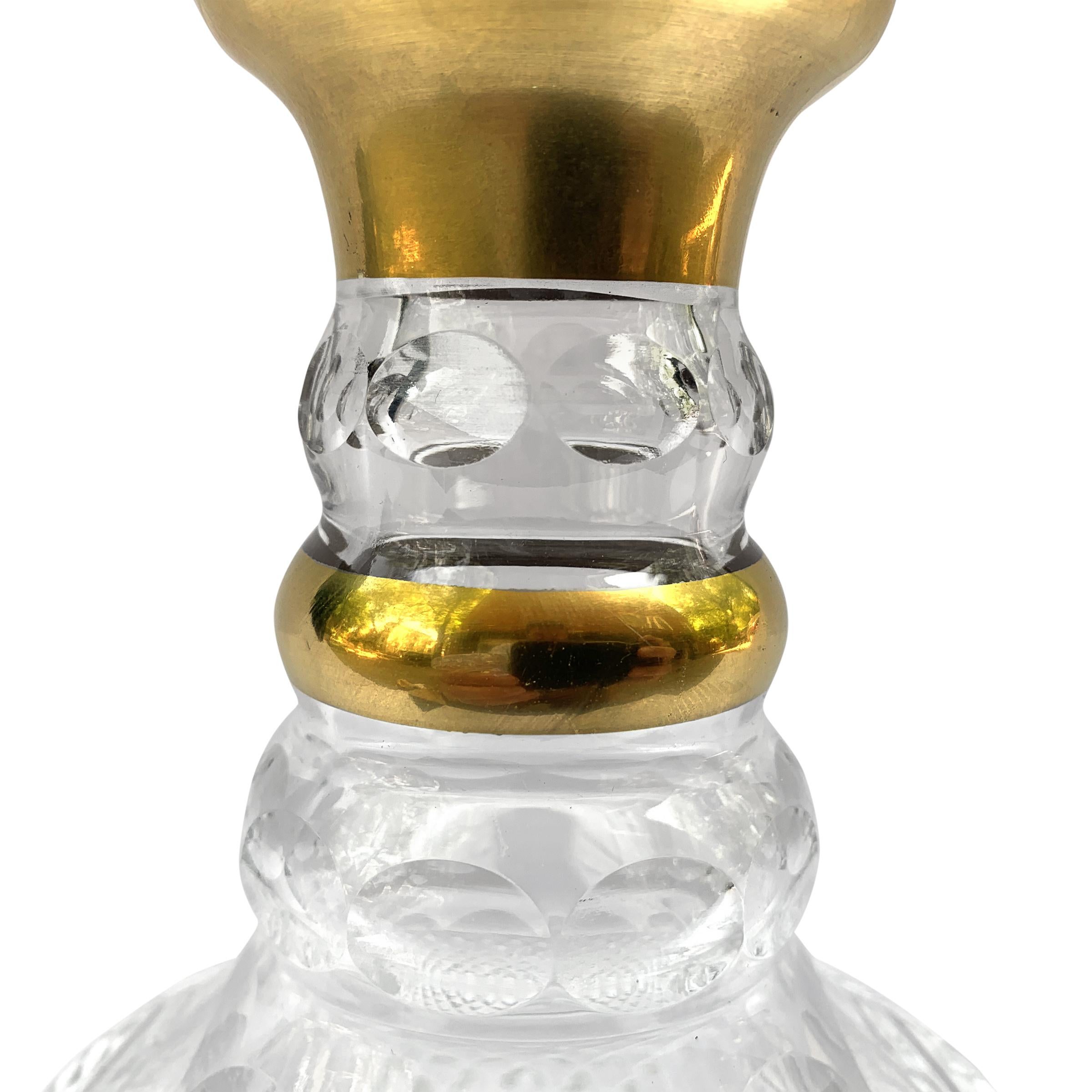 Mid-20th Century Vintage German Cut-Crystal Decanter