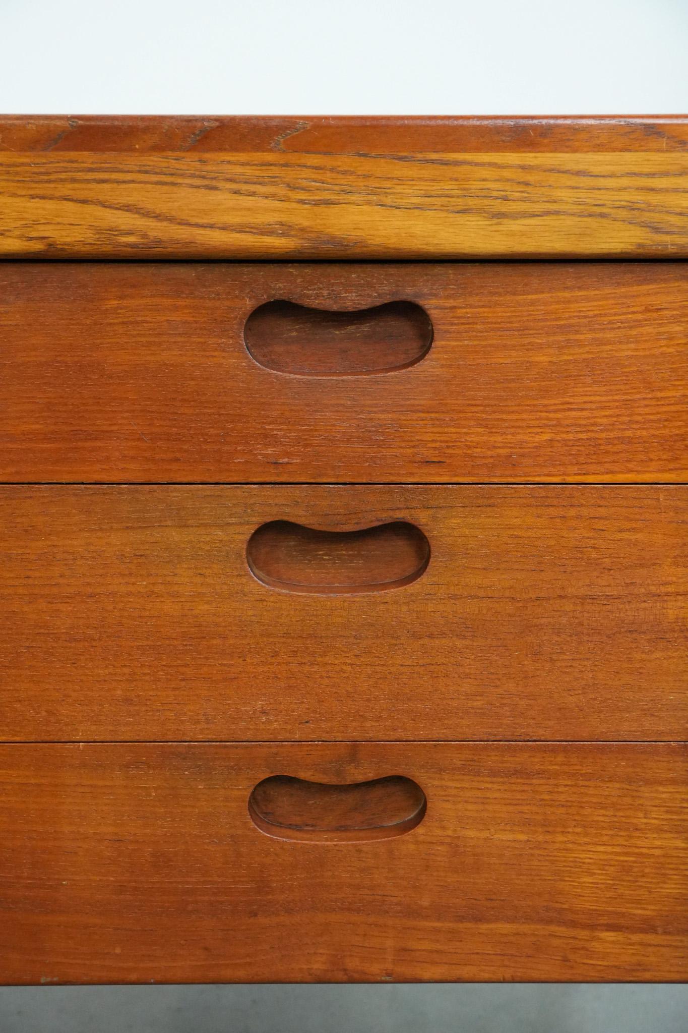 Scrivania tedesca d'epoca di Hartmut Lohmeyer per Wilkhahn con 6 cassetti in vendita 9