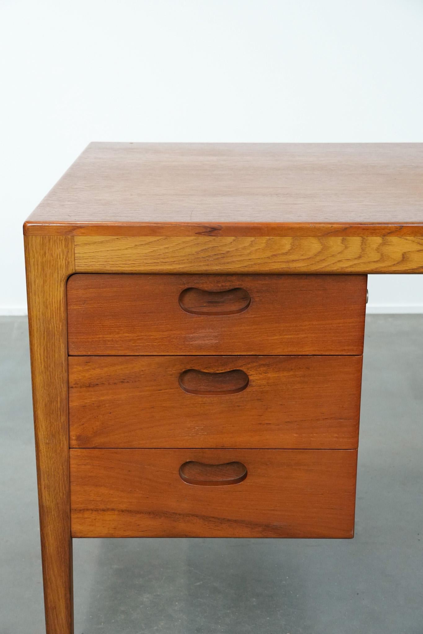 Scrivania tedesca d'epoca di Hartmut Lohmeyer per Wilkhahn con 6 cassetti in vendita 1