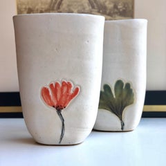 Vintage German Floral Pottery