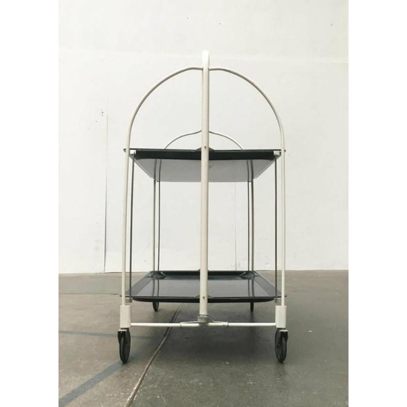 Chariot de service pliable, bar ou table d'appoint allemande vintage, 1970 en vente 3