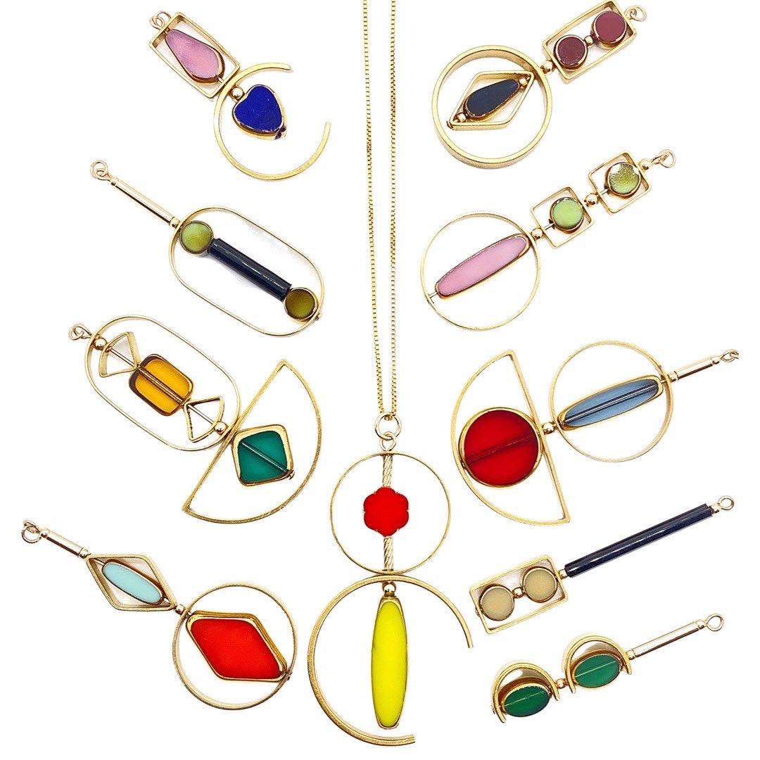 Women's or Men's Vintage German Glass Beads, Art 2201 Necklace For Sale