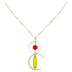 Vintage German Glass Beads, Art 2201 Necklace