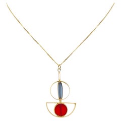 Vintage German Glass Beads, Art 2205 Necklace