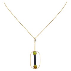 Vintage German Glass Beads, Art 2210 Necklace