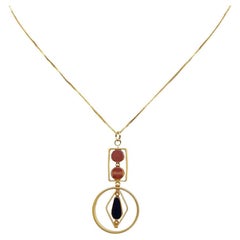 Vintage German Glass Beads, Art 2211 Necklace