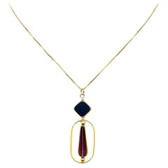 Vintage German Glass Beads, Art 2401N Necklace