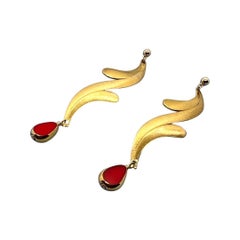 Vintage German Glass Beads Florence Earrings