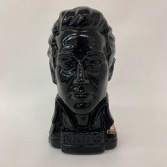 Cabeza de Elvis Presley de cristal alemán vintage de Ingrid Glass, años 70