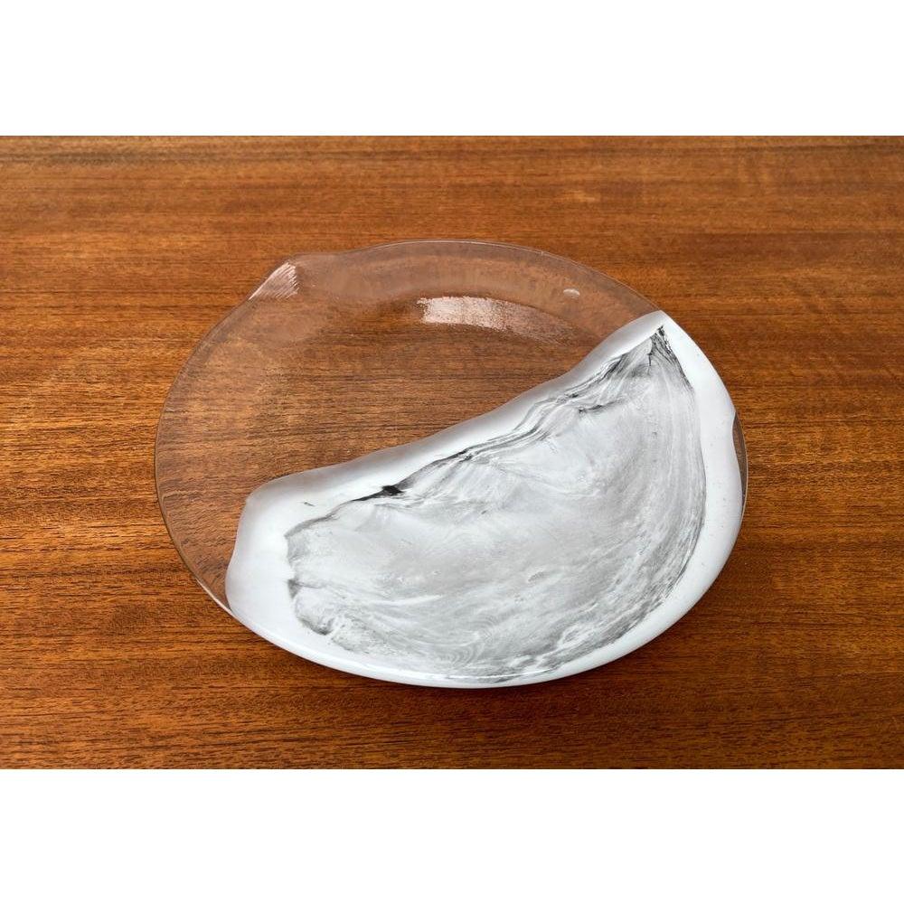 Altdeutscher Glasteller oder Schale von Hans Jürgen Richartz, 1970er Jahre im Angebot 1