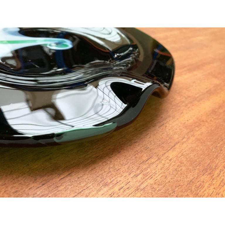 Deutsche Richartz-Tellerschale aus deutschem Glas aus der Kunstsammlung Richartz von Hans Richartz, 1970er Jahre im Angebot 6