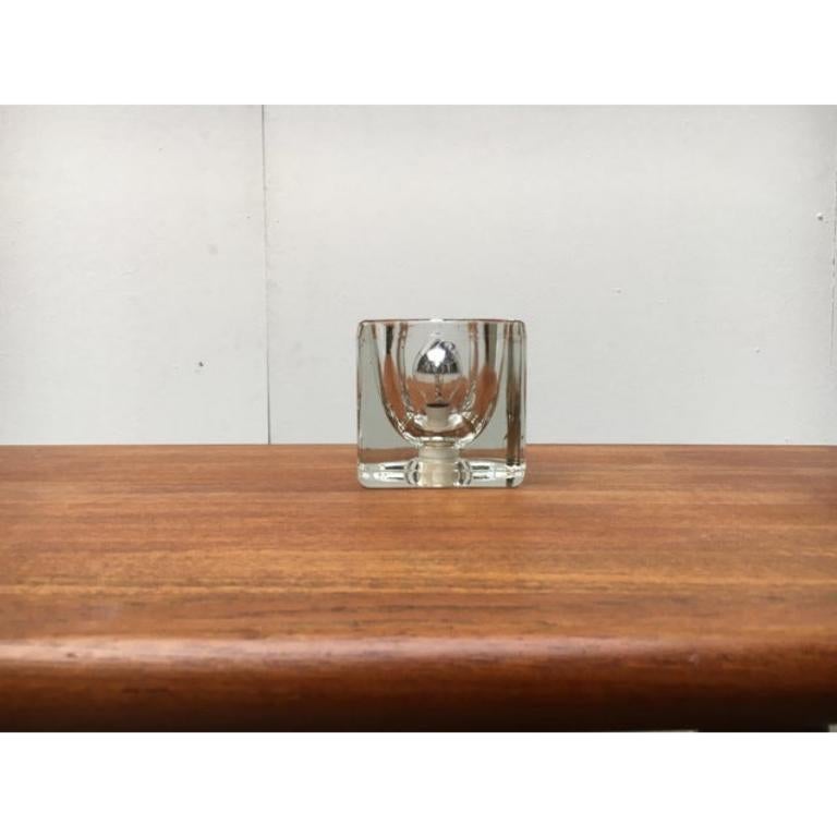 Lámpara de sobremesa vintage alemana de cristal TA 14 cubos de Peill & Putzler, años 70 en venta 5