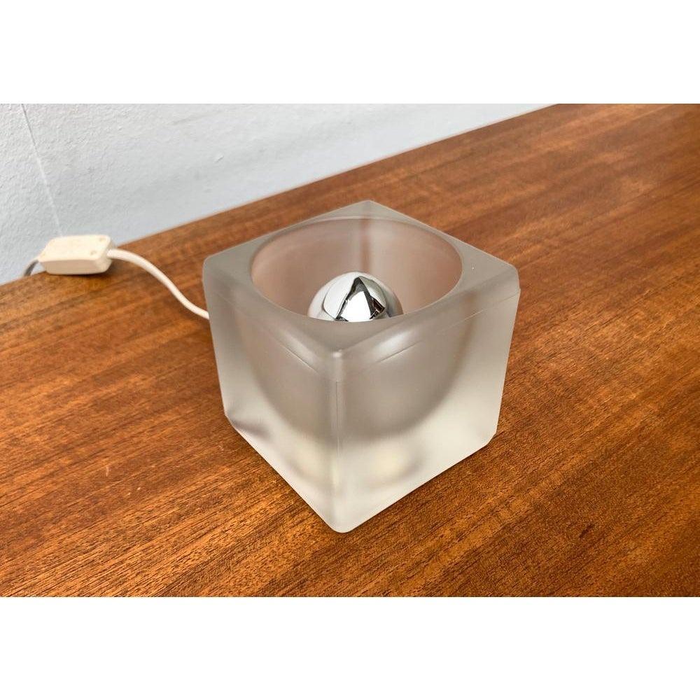Lámpara de sobremesa vintage alemana de cristal Ta 14 cubos de Peill & Putzler, años 70 en venta 3