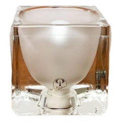 Vintage German Glass Ta 14 Cube Table Lamp from Peill & Putzler, 1970s