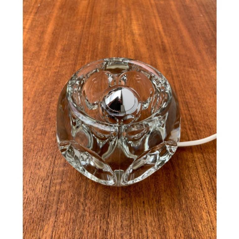 Lampada da tavolo in vetro tedesco vintage di Peill & Putzler, anni '70 in vendita 4