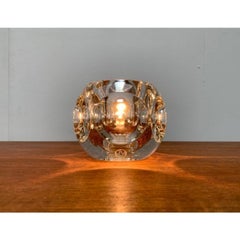 Vintage German Glass Table Lamp from Peill & Putzler, 1970s