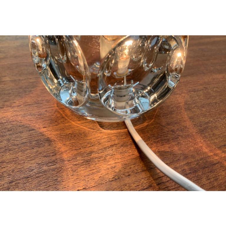 Lampada da tavolo in vetro tedesco vintage di Peill & Putzler, anni '70 in vendita 1