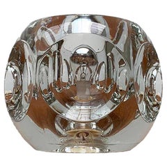 Lampada da tavolo in vetro tedesco vintage di Peill & Putzler, anni '70