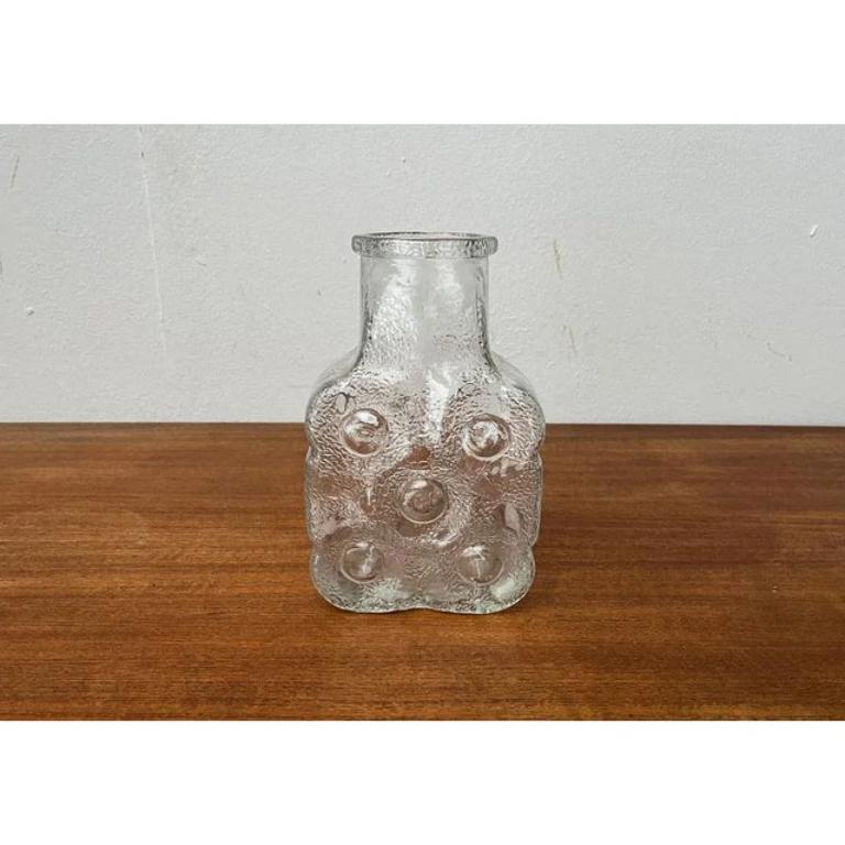 Modèle de vase en verre allemand « on the Rocks » de Lars Hellsten, 1970 en vente 4