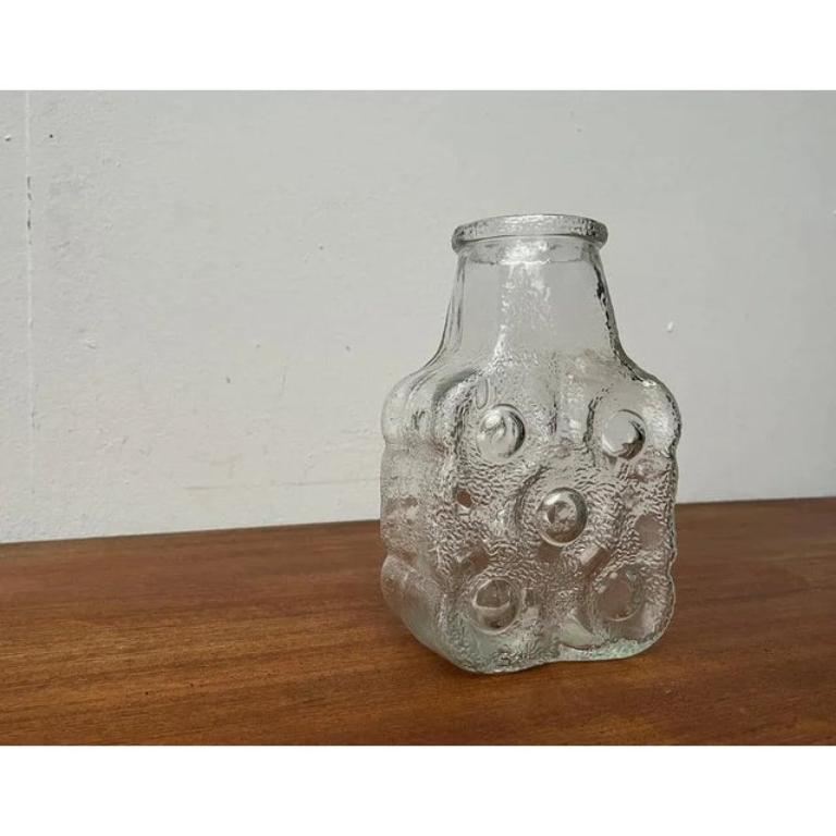 Modèle de vase en verre allemand « on the Rocks » de Lars Hellsten, 1970 en vente 5
