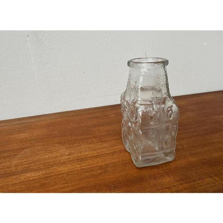 Modèle de vase en verre allemand « on the Rocks » de Lars Hellsten, 1970 en vente 6