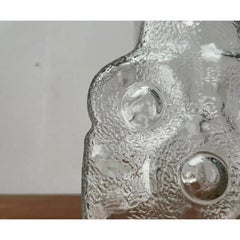 Vaso di vetro tedesco vintage Model on the Rocks di Lars Hellsten, anni '70