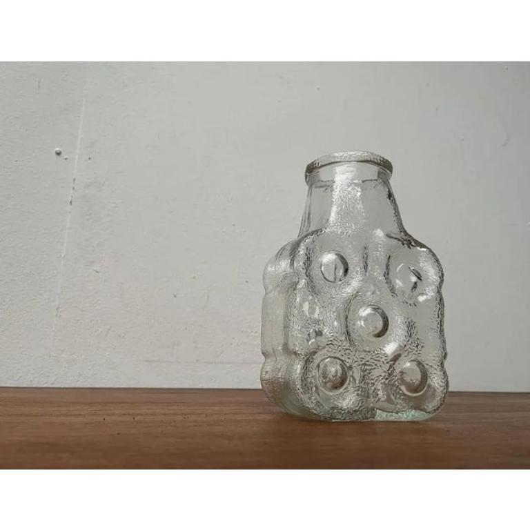 Allemand Modèle de vase en verre allemand « on the Rocks » de Lars Hellsten, 1970 en vente