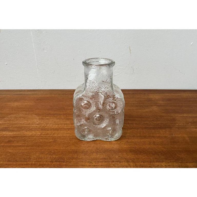 Modèle de vase en verre allemand « on the Rocks » de Lars Hellsten, 1970 Excellent état - En vente à Hamburg, DE