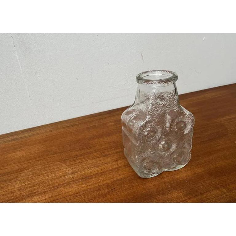 Modèle de vase en verre allemand « on the Rocks » de Lars Hellsten, 1970 en vente 3