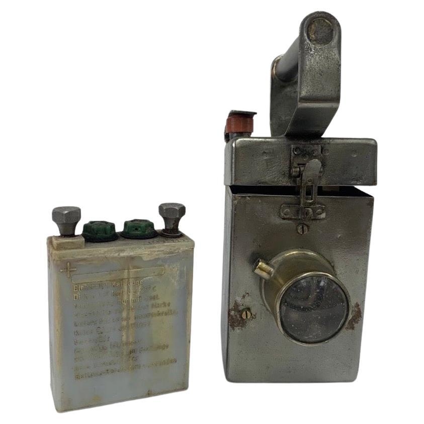 Vintage German Handheld Morse Code Signal Light For Sale