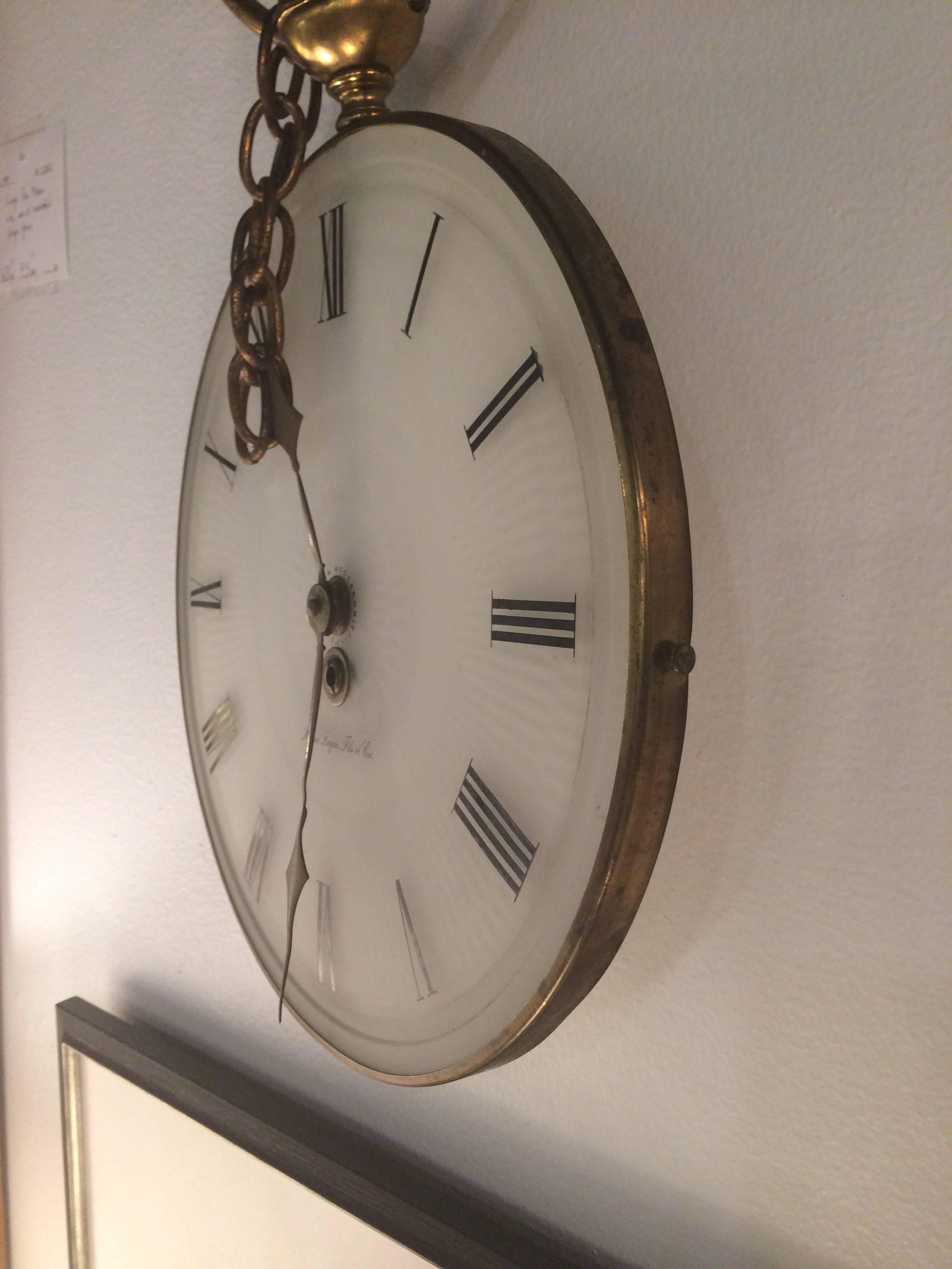 Vintage German Hanging Clock by Henri 1