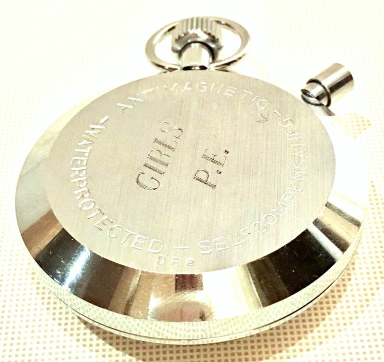 Chronomètre Hanhart Vintage - 7 Jewels, 1/5 SEC, Bleu, Antichoc, Imperméable - Rare