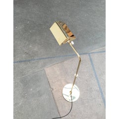 Deutsche Vintage-Stehlampe aus Messing im Hollywood-Regency-Stil von Florian Schulz
