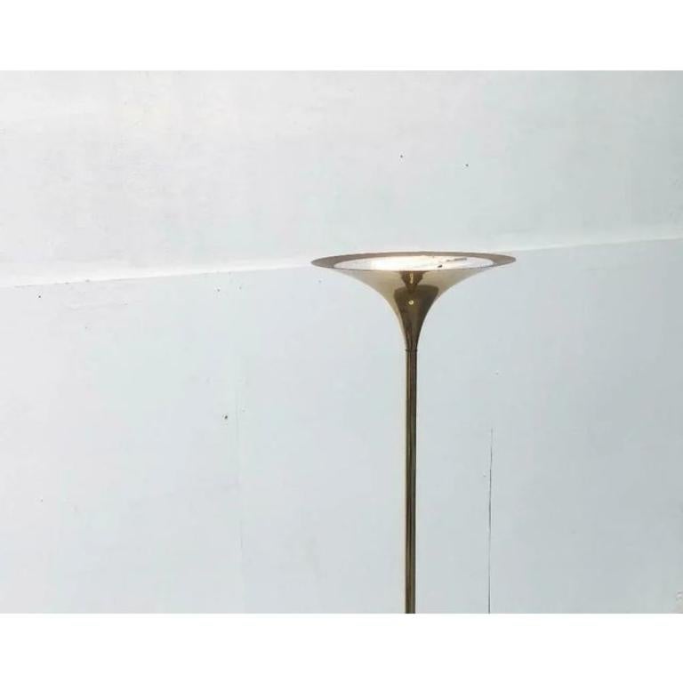 Lámpara de pie alemana vintage de latón estilo Hollywood Regency de Doria Leuchten, años 70 en venta 5