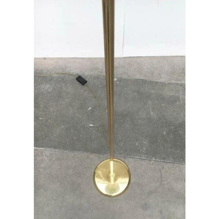 Lámpara de pie alemana vintage de latón estilo Hollywood Regency de Doria Leuchten, años 70 en venta 6