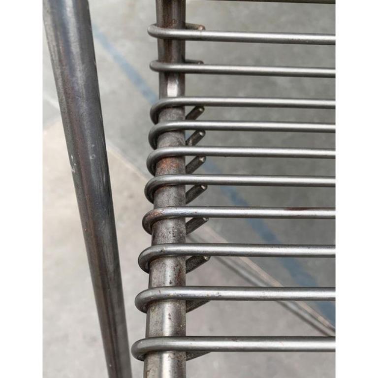 Vintage German Kreuzschwinger Lounge Chair by Till Behrens, 1980s For Sale 4