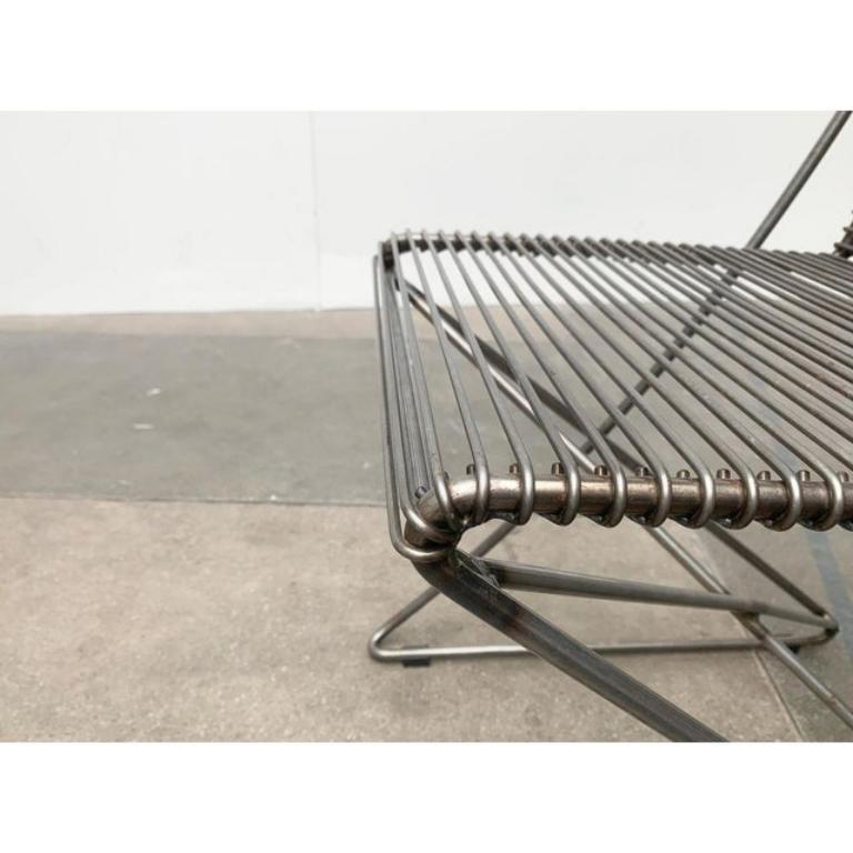 Vintage German Kreuzschwinger Lounge Chair by Till Behrens, 1980s For Sale 6