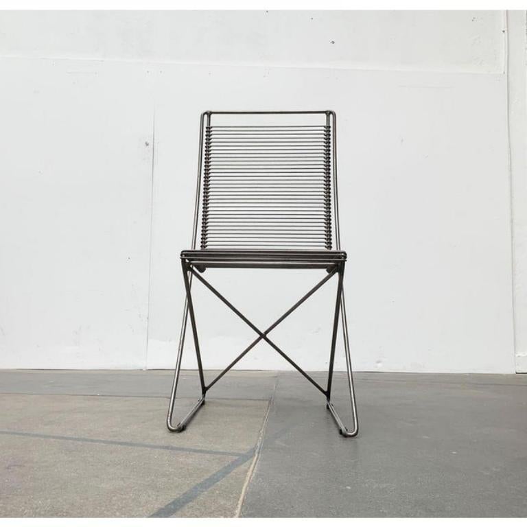 Post-Modern Vintage German Kreuzschwinger Lounge Chair by Till Behrens, 1980s For Sale