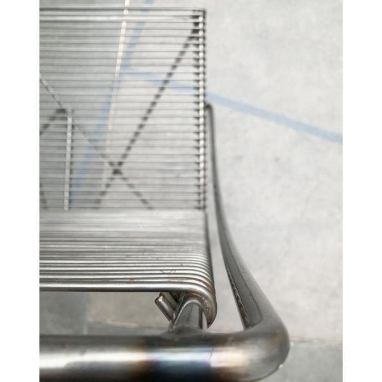 20th Century Vintage German Kreuzschwinger Lounge Chair by Till Behrens, 1980s For Sale