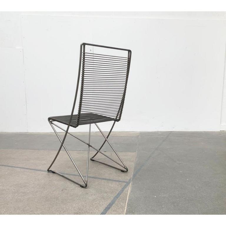 Vintage German Kreuzschwinger Lounge Chair by Till Behrens, 1980s For Sale 2