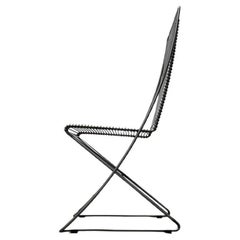 Vintage German Kreuzschwinger Lounge Chair by Till Behrens, 1980s