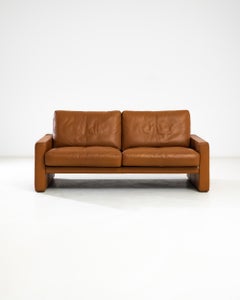 Deutsches Ledersofa im Vintage-Stil von WK Wohnen