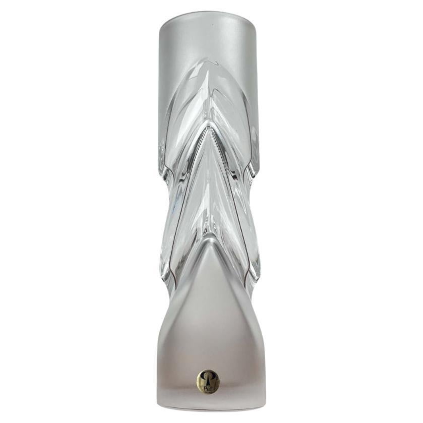 Jarrón alemán vintage de cristal de la serie Malachit de Peill & Putzler, años 70