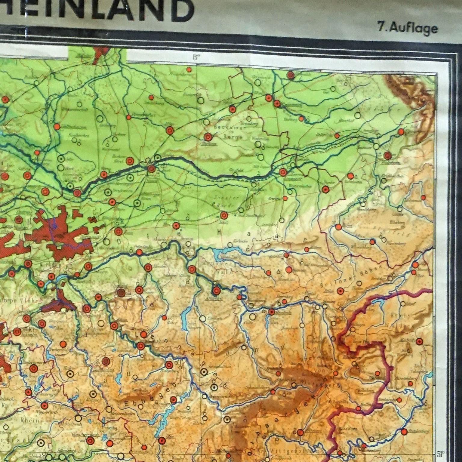 rheinland karte deutschland